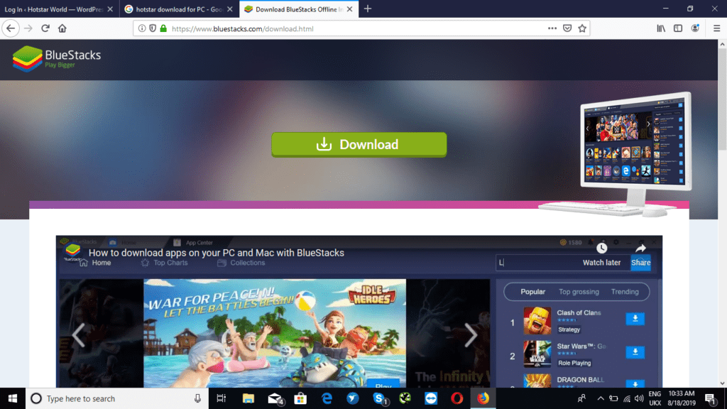 Hotstar download for PC