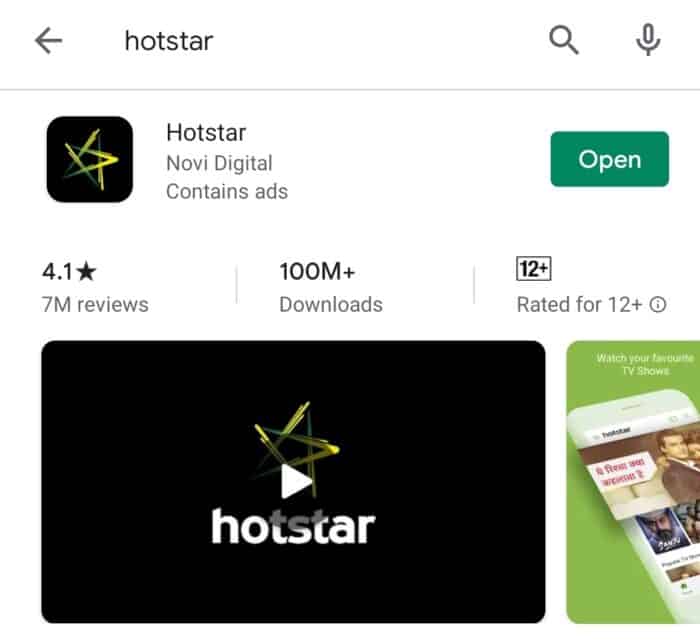 Download Hotstar