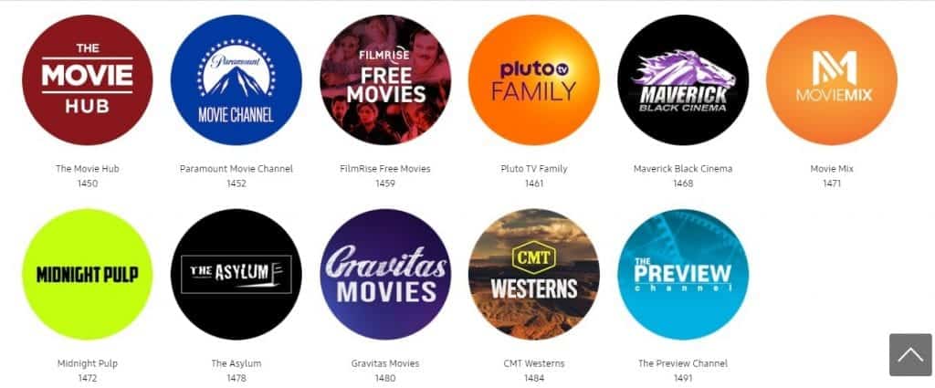 Samsung movie channels