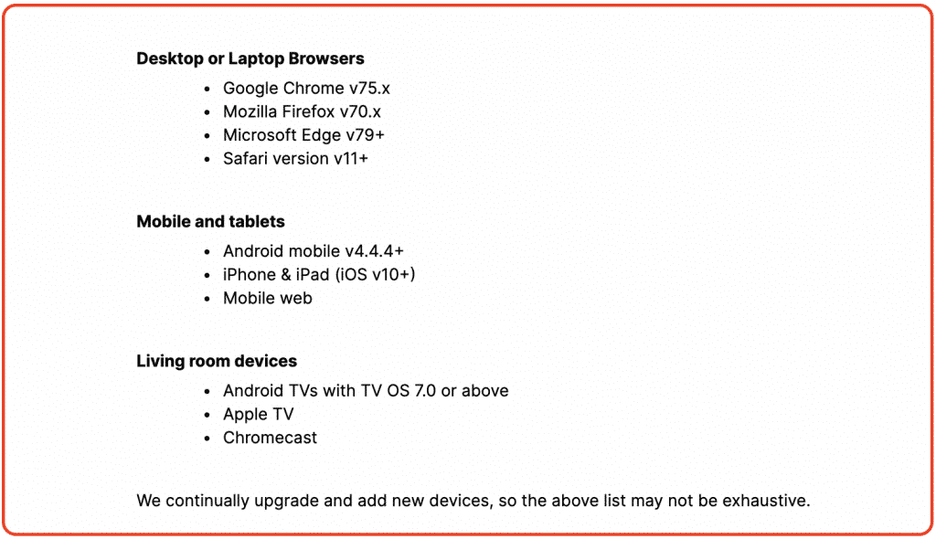 Hotstar supporting devices