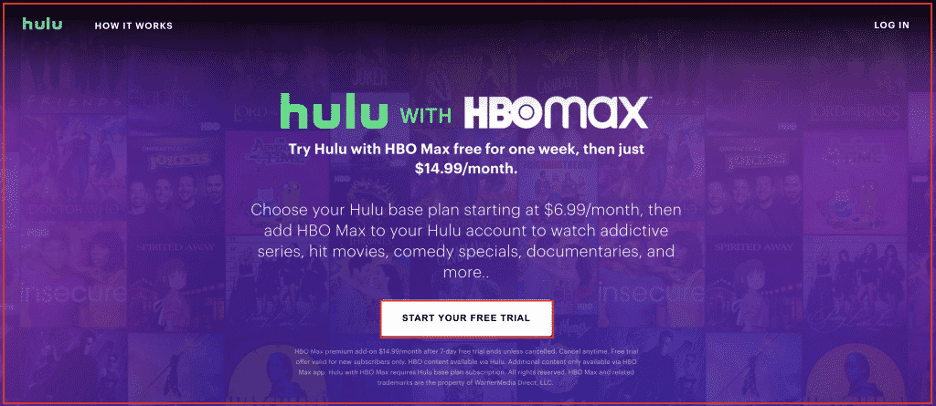 HBO Max free trial with Hulu