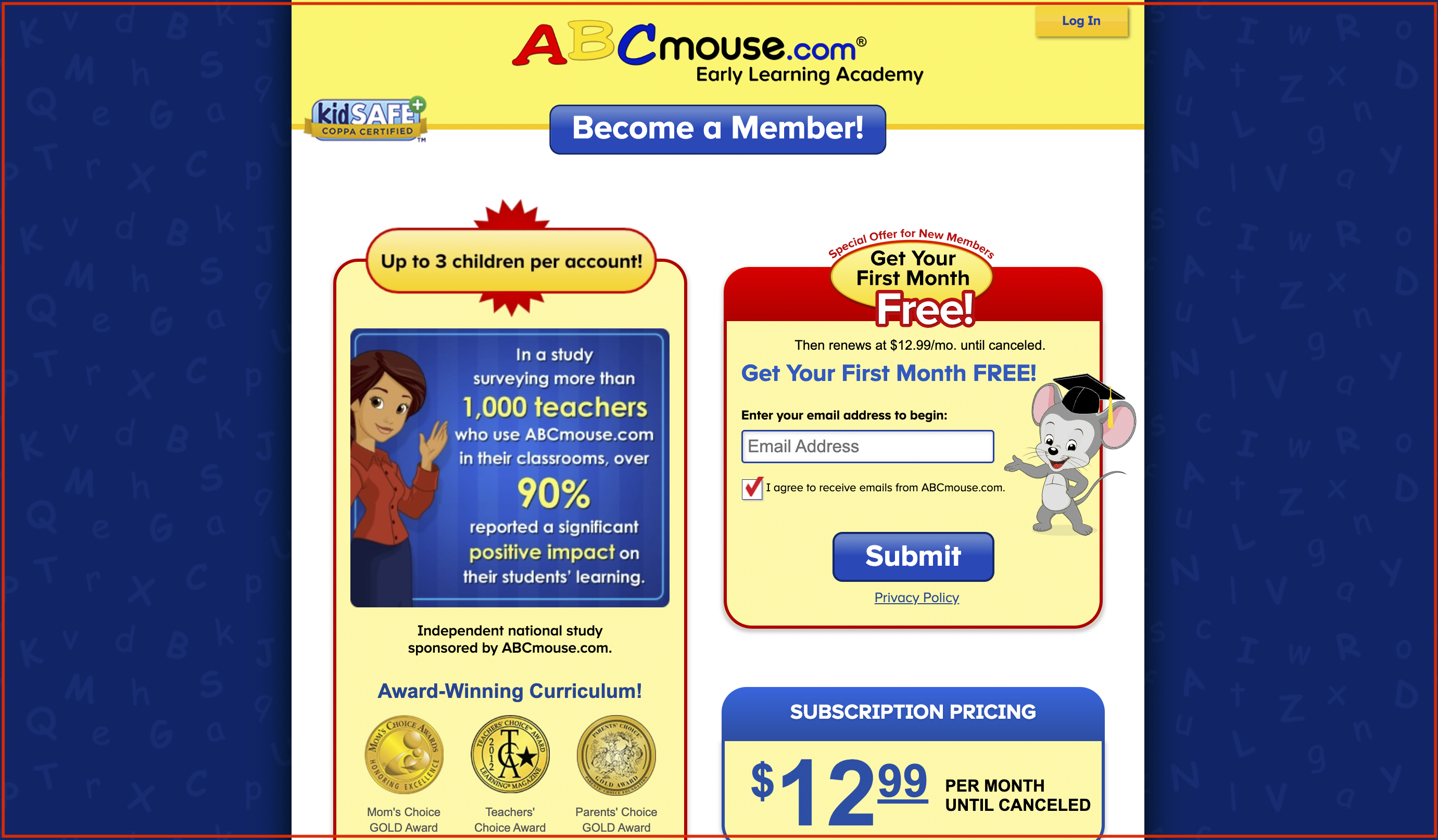 ABCmouse free trial account